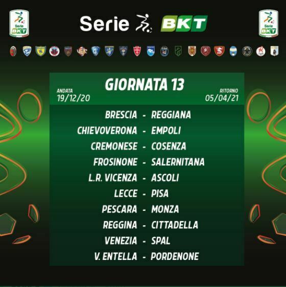 calendario Serie B